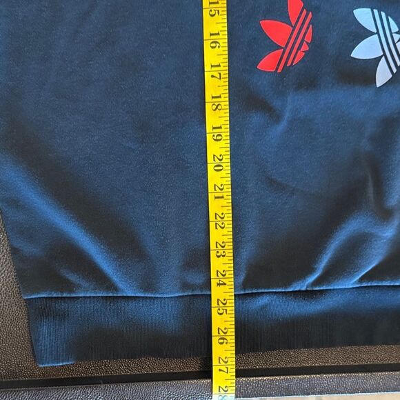 Adidas Black Adicolor Shattered Trefoil oversized Sweatshirt size S - Picture 9 of 10